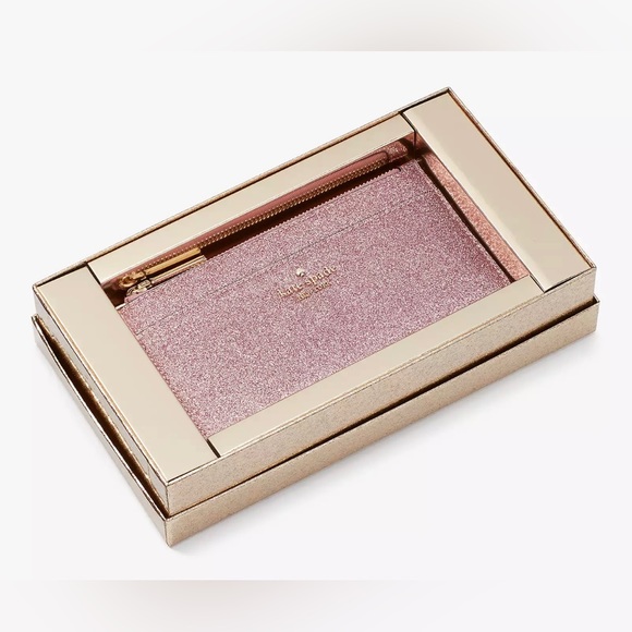 kate spade Handbags - Kate Spade glitter slim cardholder